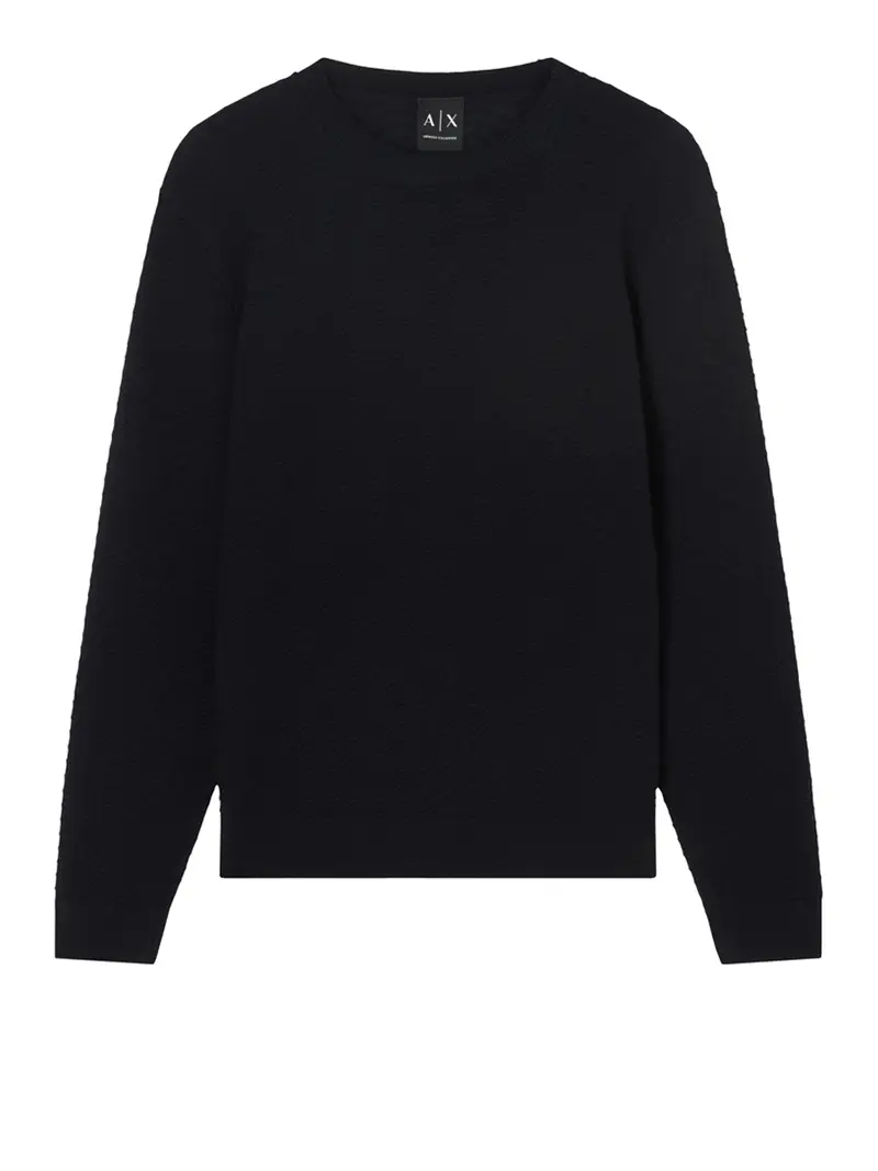 pullover armani exchange da uomo - blu