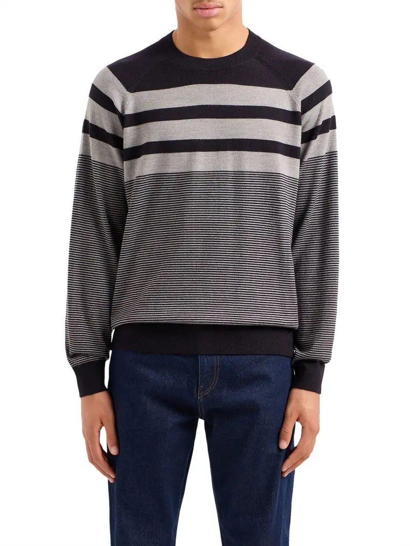 pullover armani exchange da uomo - blu