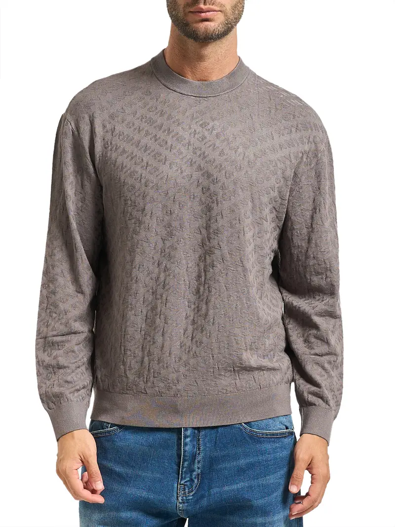 pullover armani exchange da uomo - grigio
