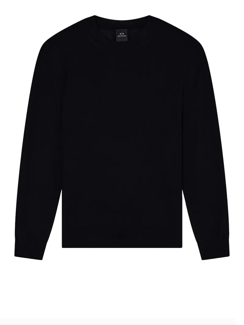 pullover armani exchange da uomo - nero