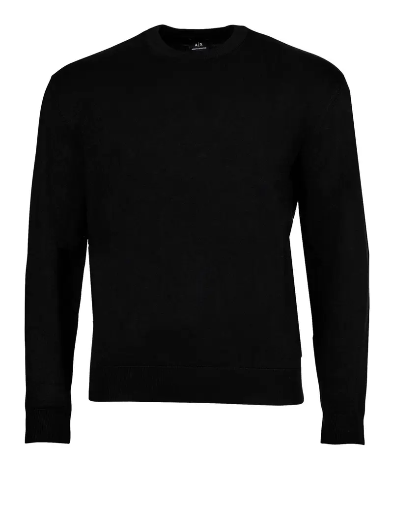 pullover armani exchange da uomo - nero