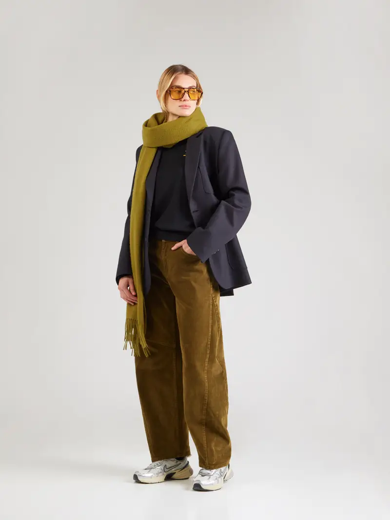 Pullover giallo oro / nero miniatura 3