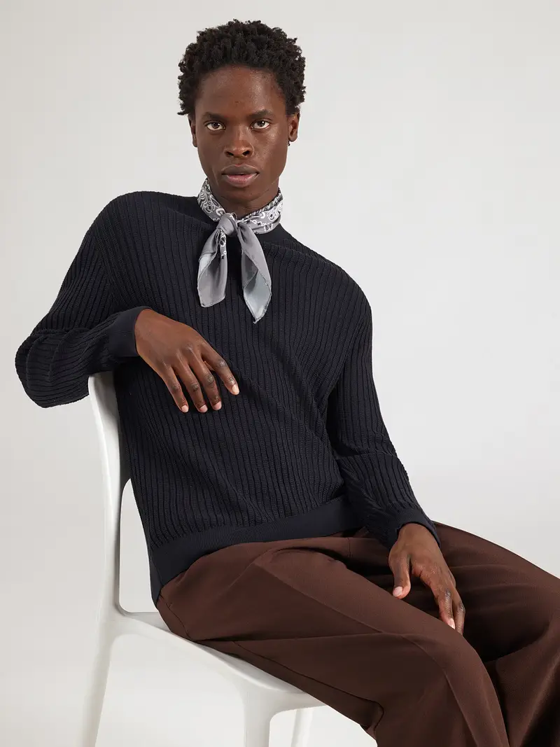 Pullover navy miniatura 2