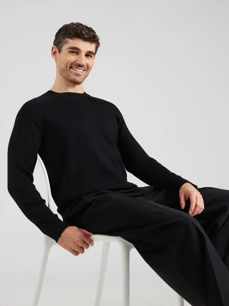 Pullover nero miniatura 2