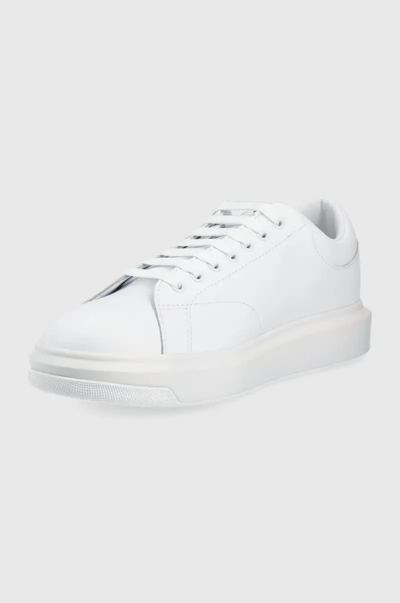 scarpe in pelle Bianco miniatura 3