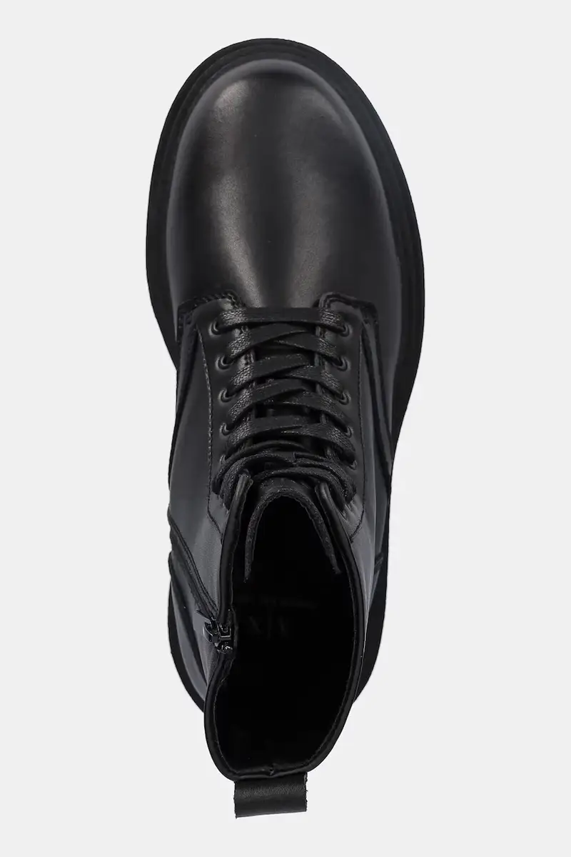 scarponi da trekking in pelle uomo colore nero XM001961 AF17328 UC001 miniatura 4