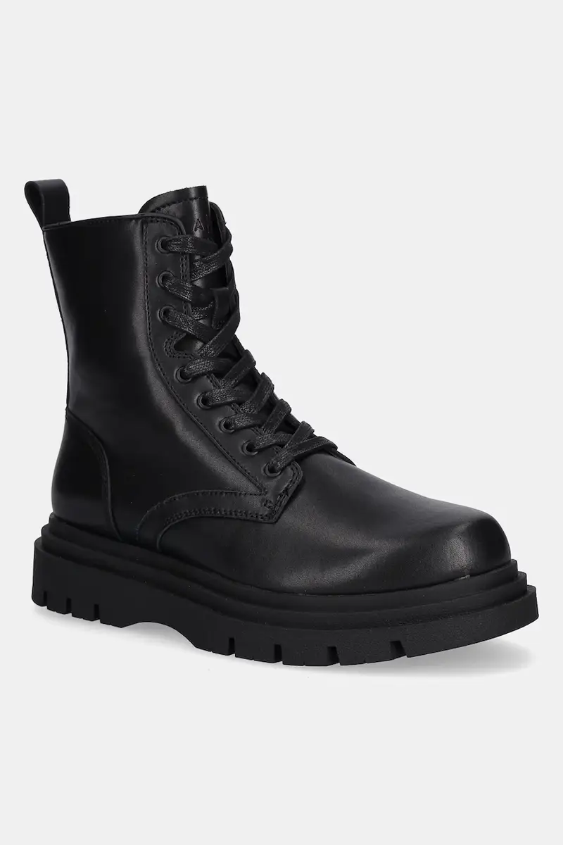 scarponi da trekking in pelle uomo colore nero XM001961 AF17328 UC001