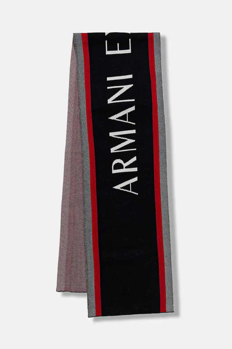 scialle con lana colore blu navy XM001552 AF13776