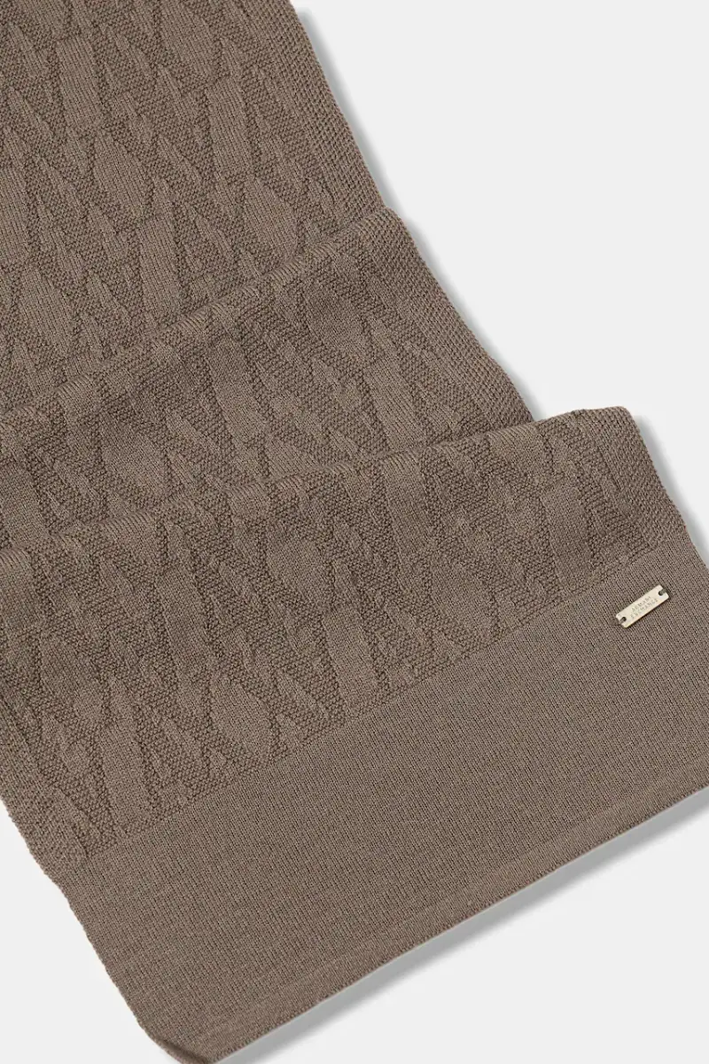 sciarpa in lana donna colore marrone XW001496 AF11956 miniatura 2