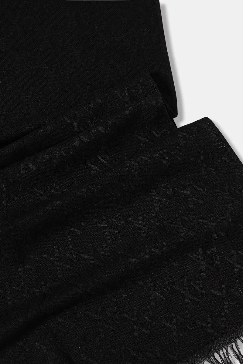 sciarpa uomo colore nero XM002019 AF19835 miniatura 2