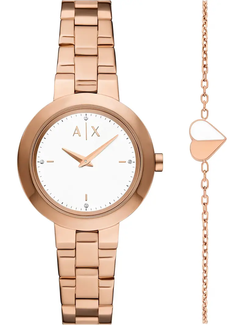 Set di gioielli rosé / bianco Rosé