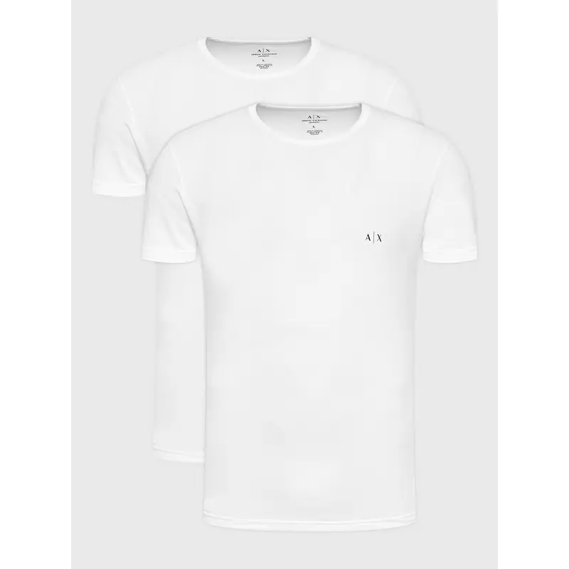 Set di t-shirt 956005 CC282 04710 Bianco Slim Fit