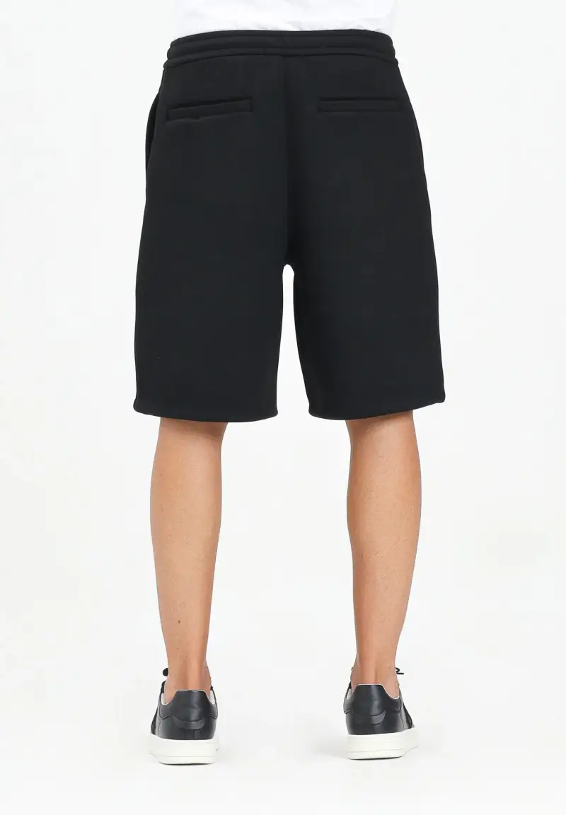 Shorts nero da uomo con logo miniatura 3