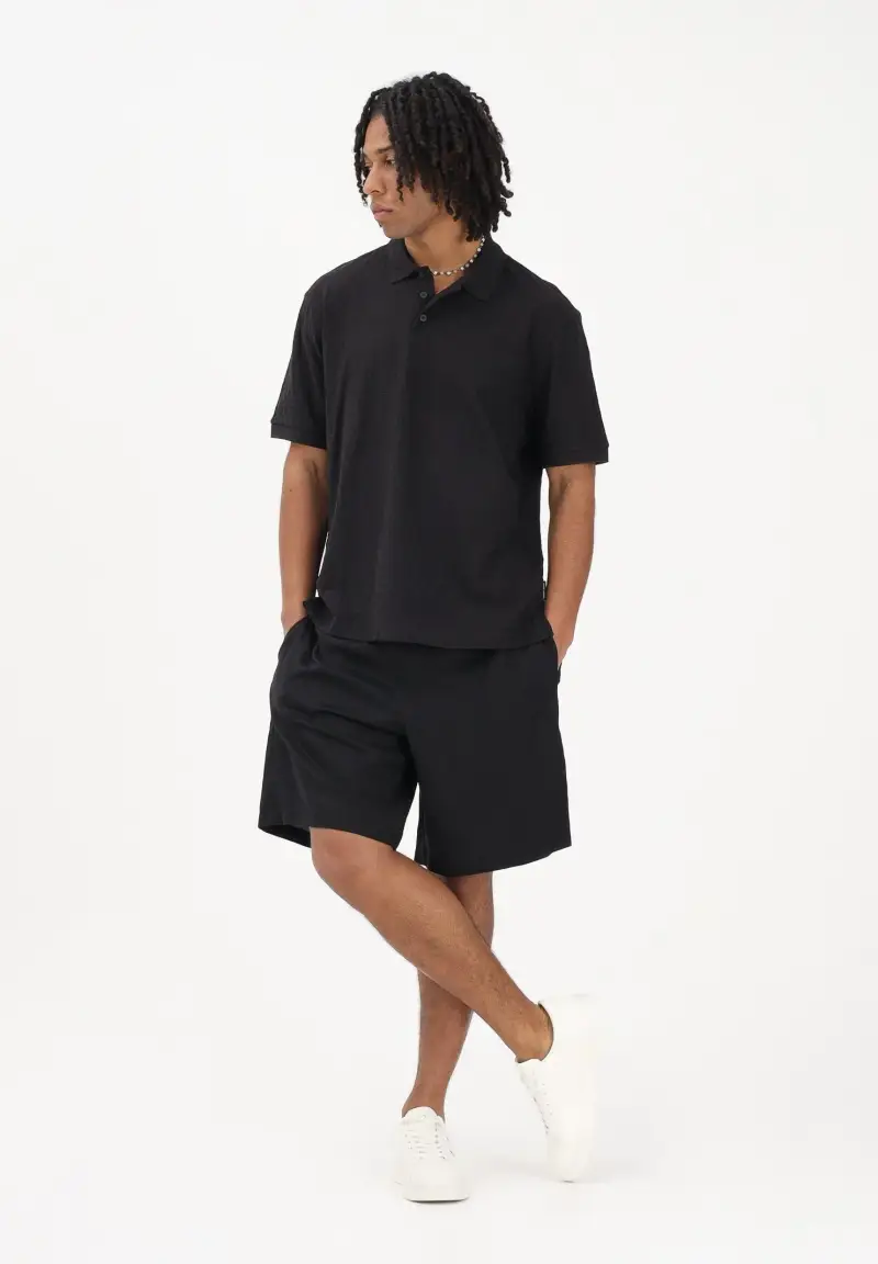 Shorts nero da uomo miniatura 2