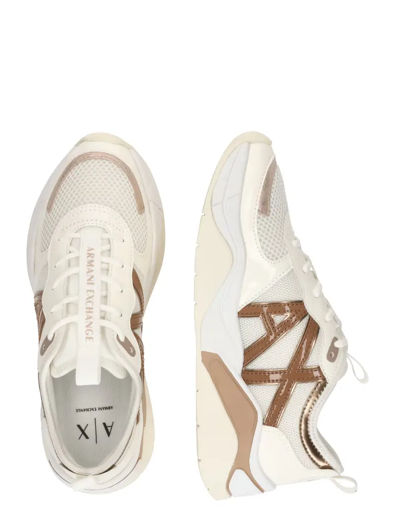 Sneaker bassa marrone / offwhite miniatura 2