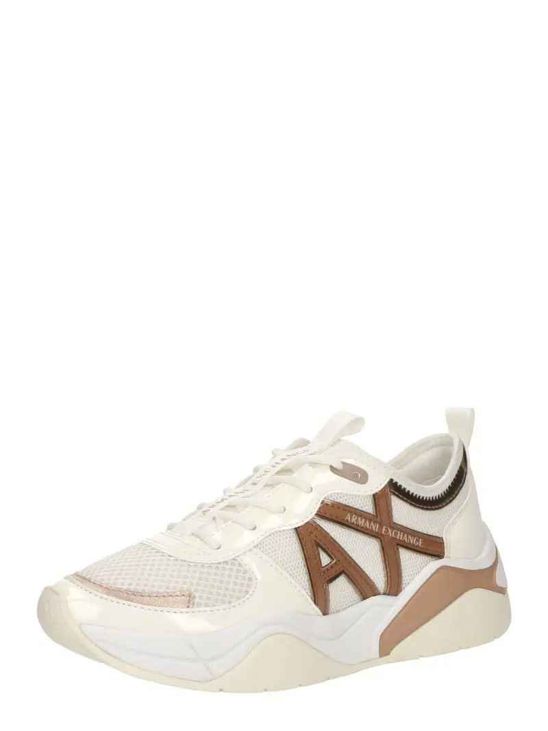 Sneaker bassa marrone / offwhite