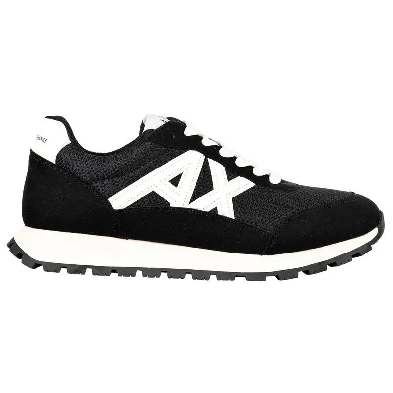ARMANI EXCHANGE Sneaker bassa nero / bianco