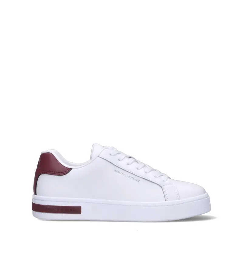 Sneaker donna bianca/bordeaux Vario