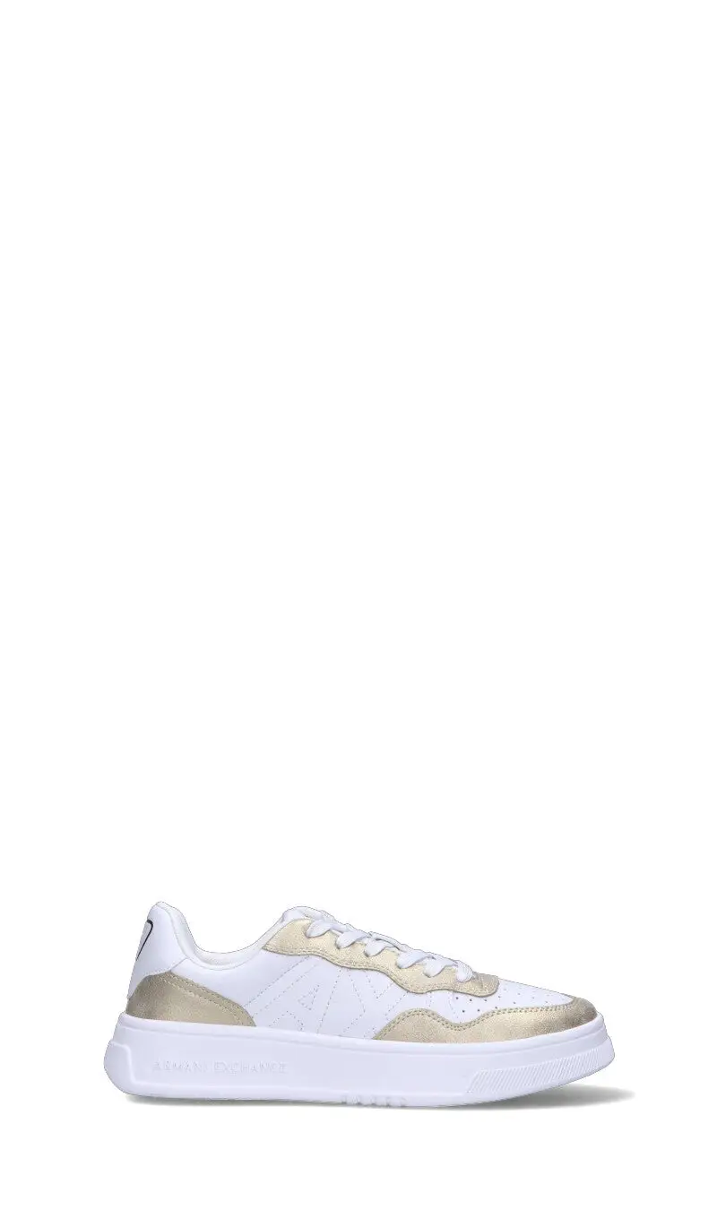 Sneaker donna bianca/oro Vario
