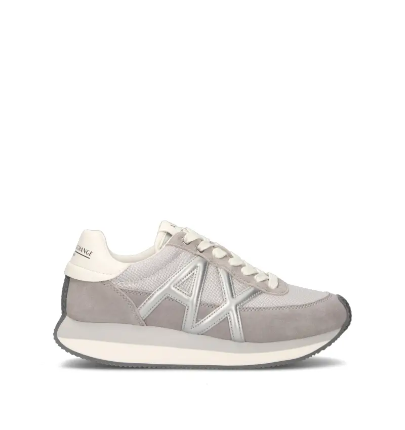 Sneaker donna grigia/argento Vario