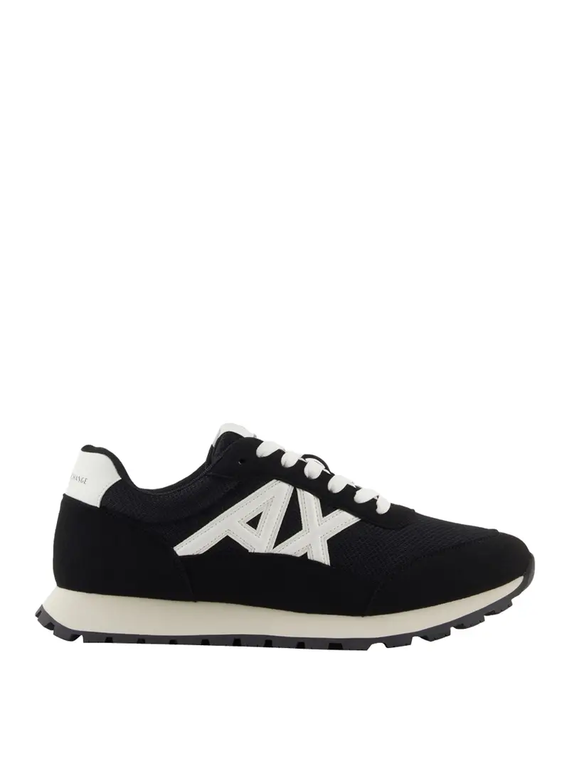 sneakers armani exchange da uomo - nero
