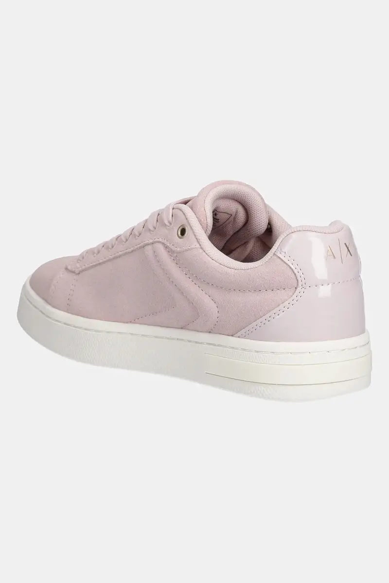 sneakers in camoscio donna colore rosa XW001619 AF17445 U4012 miniatura 3