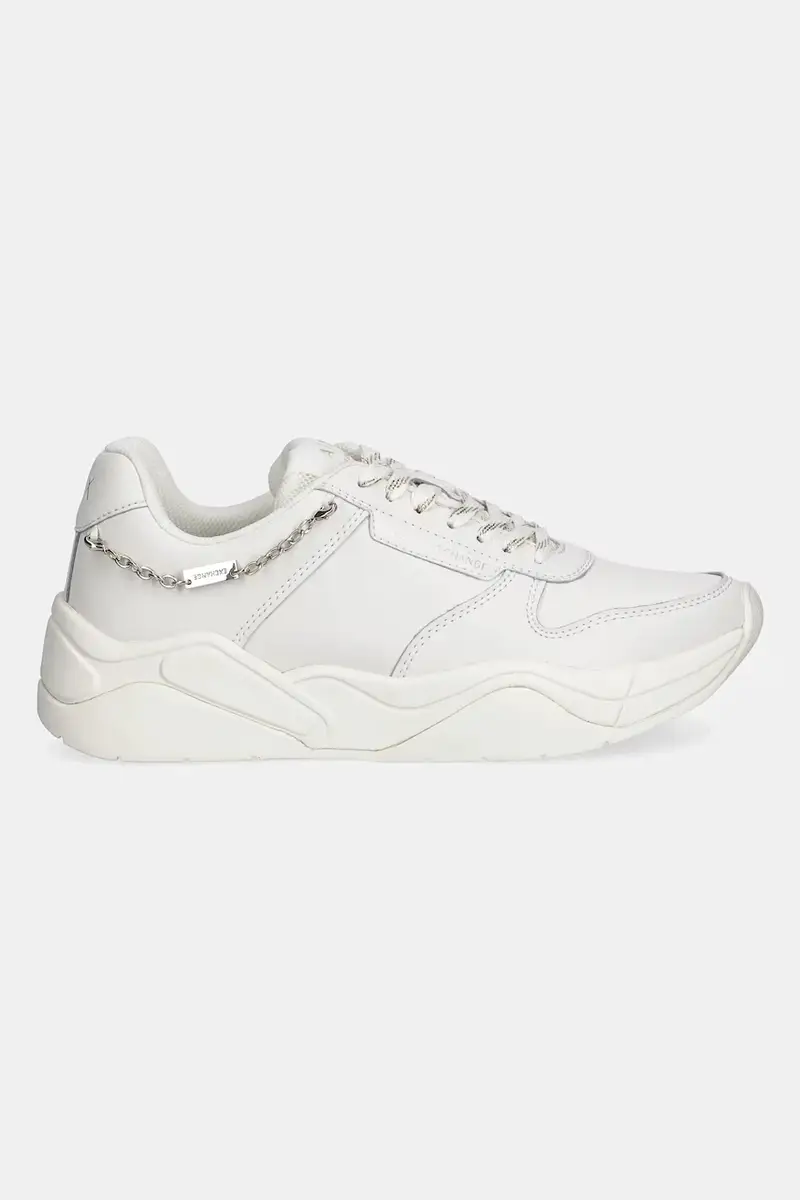 sneakers in pelle donna colore bianco XW001617 AF17443 M0107 miniatura 2