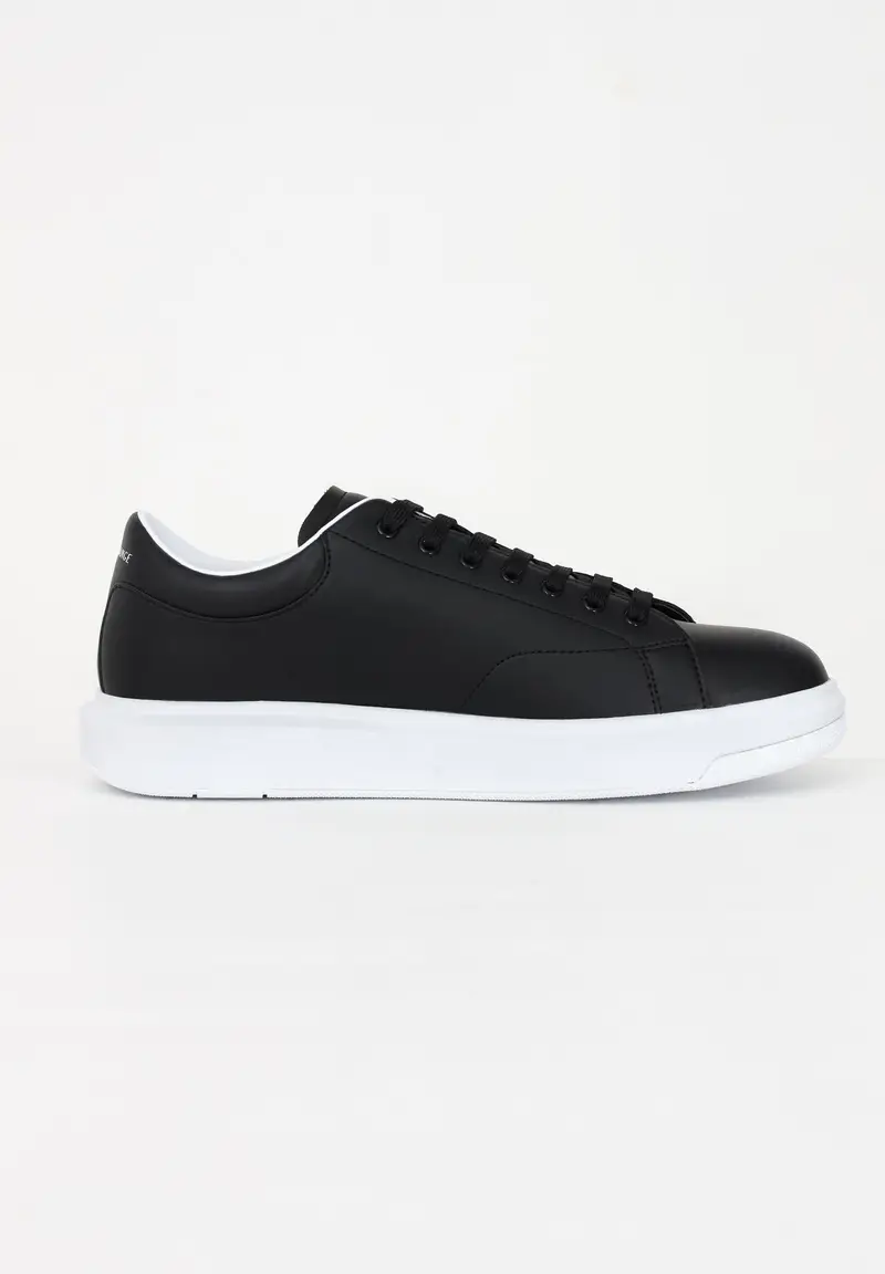 ARMANI EXCHANGE Sneakers nere da uomo con logo miniatura 2