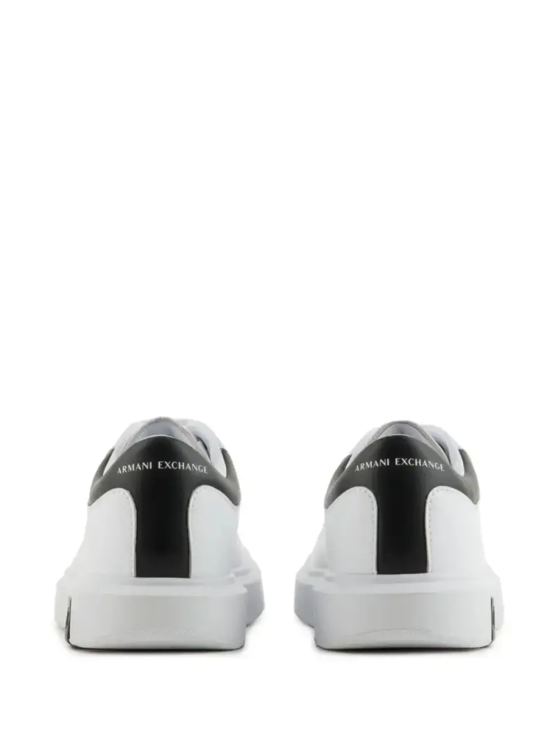 Sneakers Uomo in Pelle BIANCO miniatura 4