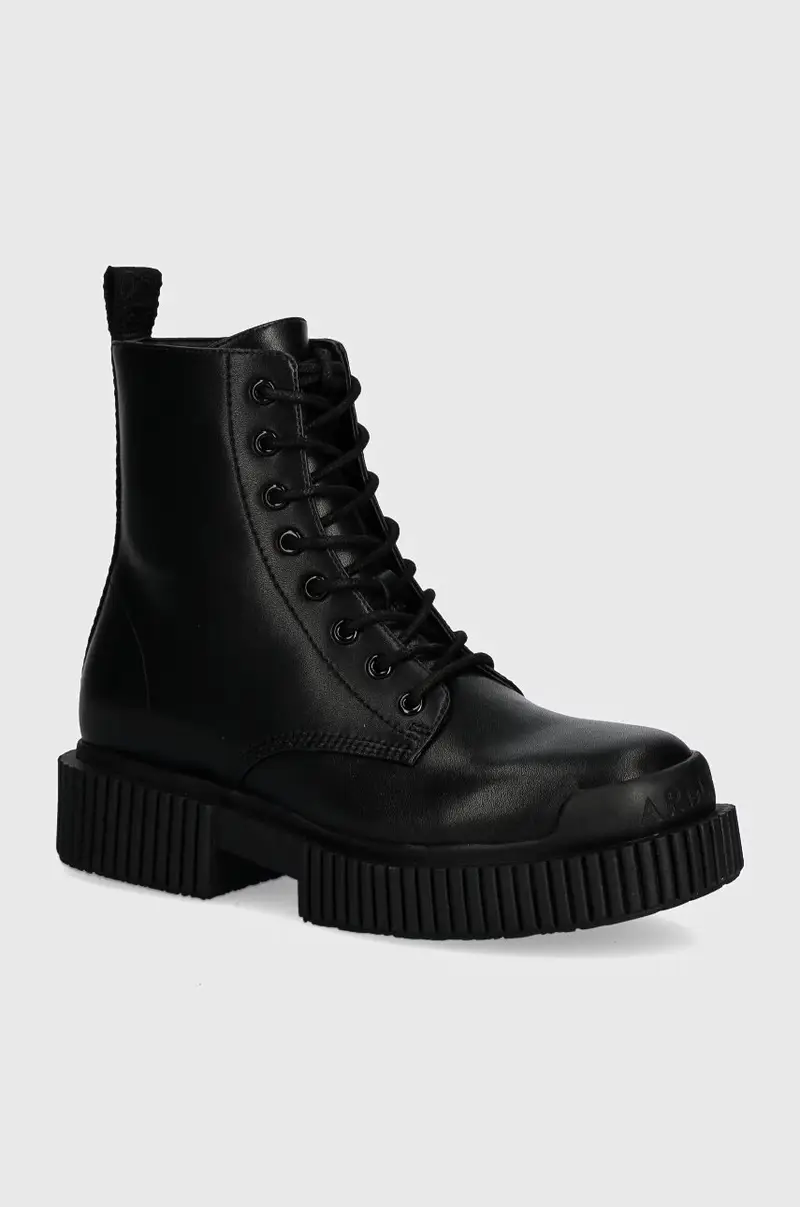 stivaletti alla caviglia donna colore nero XDN031 XV875 00002