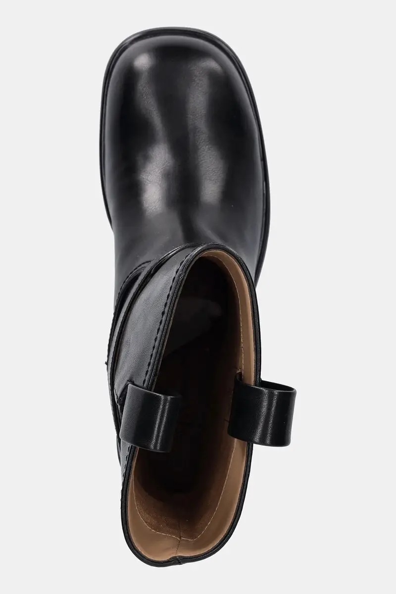 stivaletti alla caviglia donna colore nero XW001654 AF17476 UC001 miniatura 4