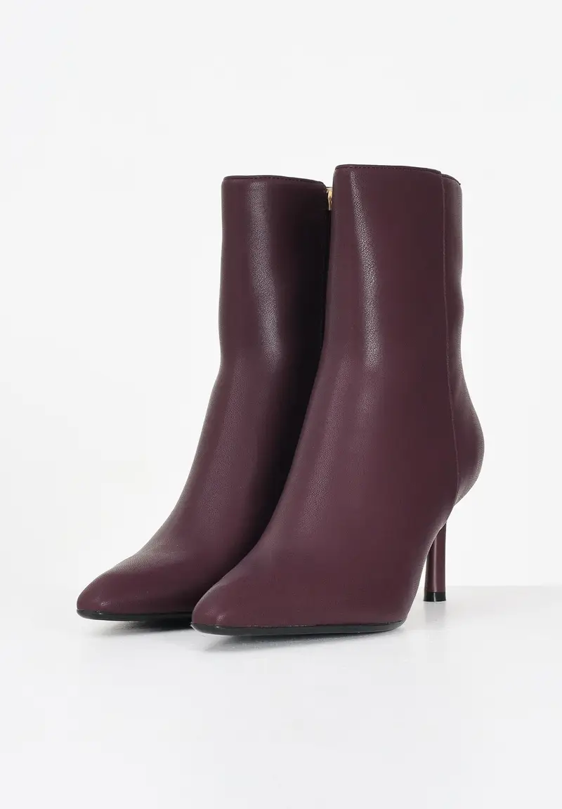 ARMANI EXCHANGE Stivaletti bordeaux da donna con dettaglio logo miniatura 3