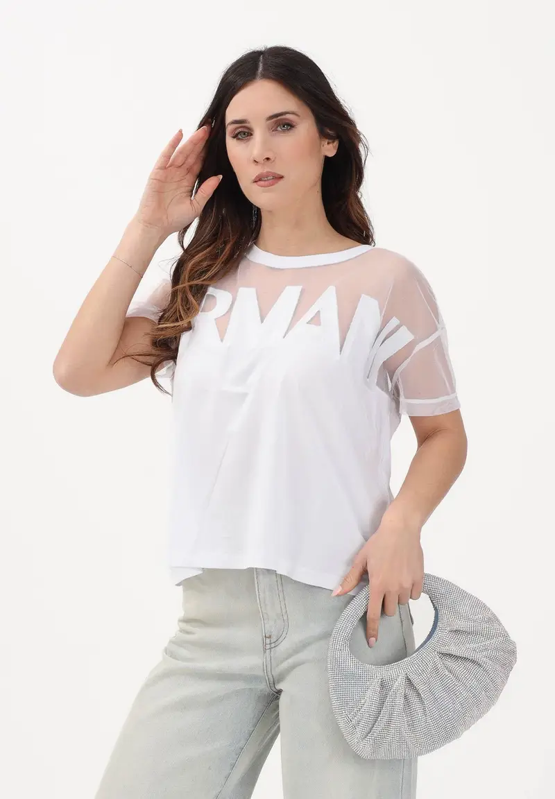 Armani Exchange T-shirt Donna 4217049 miniatura 2