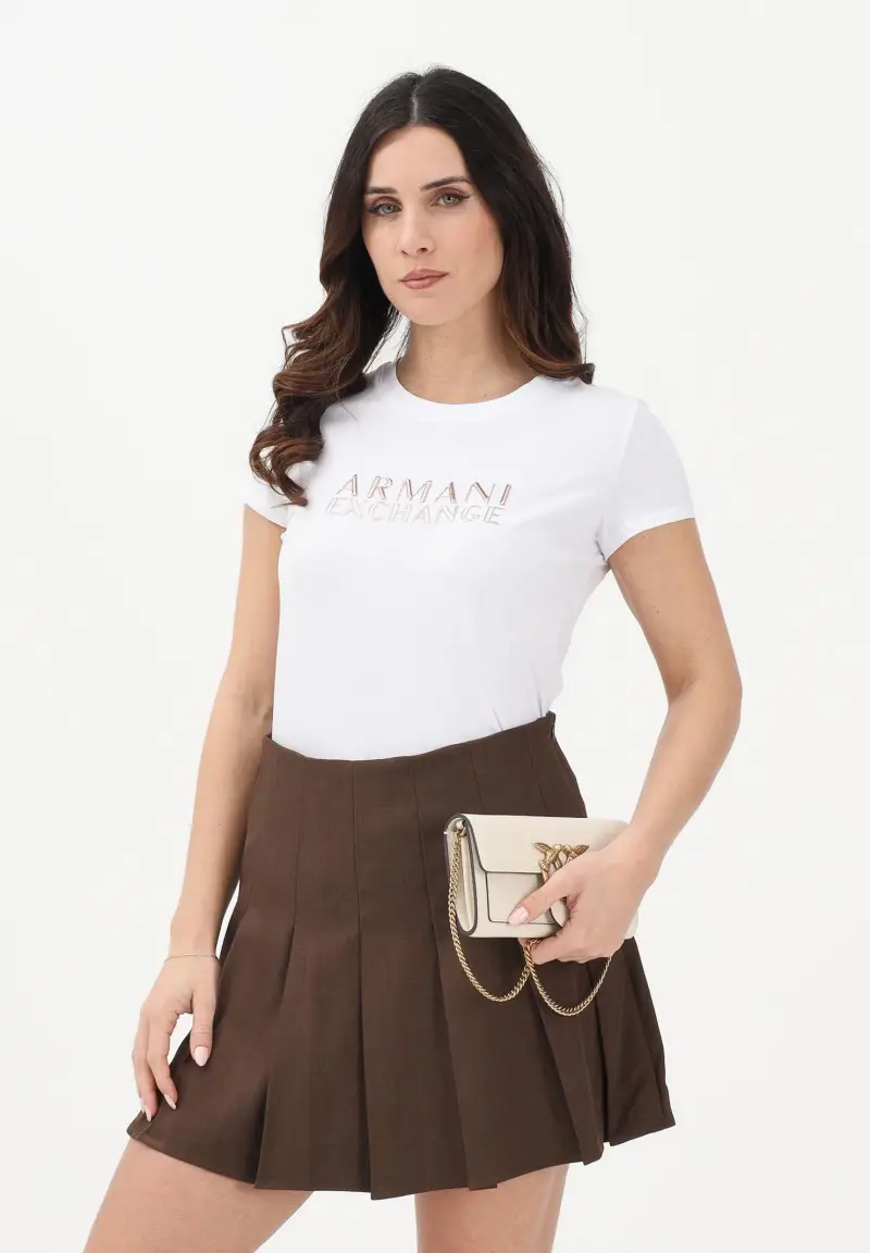 Armani Exchange T-shirt Donna 4196822 miniatura 2