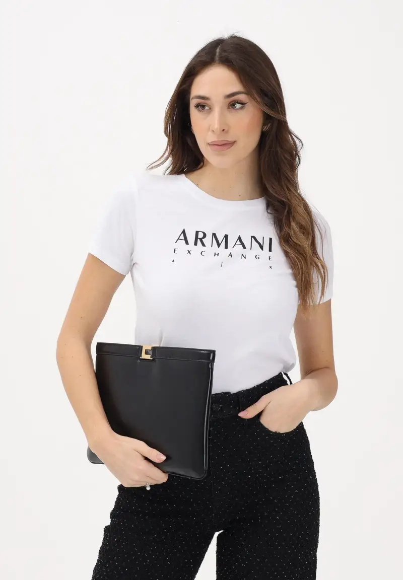 Armani Exchange T-shirt Donna 4346393 miniatura 2