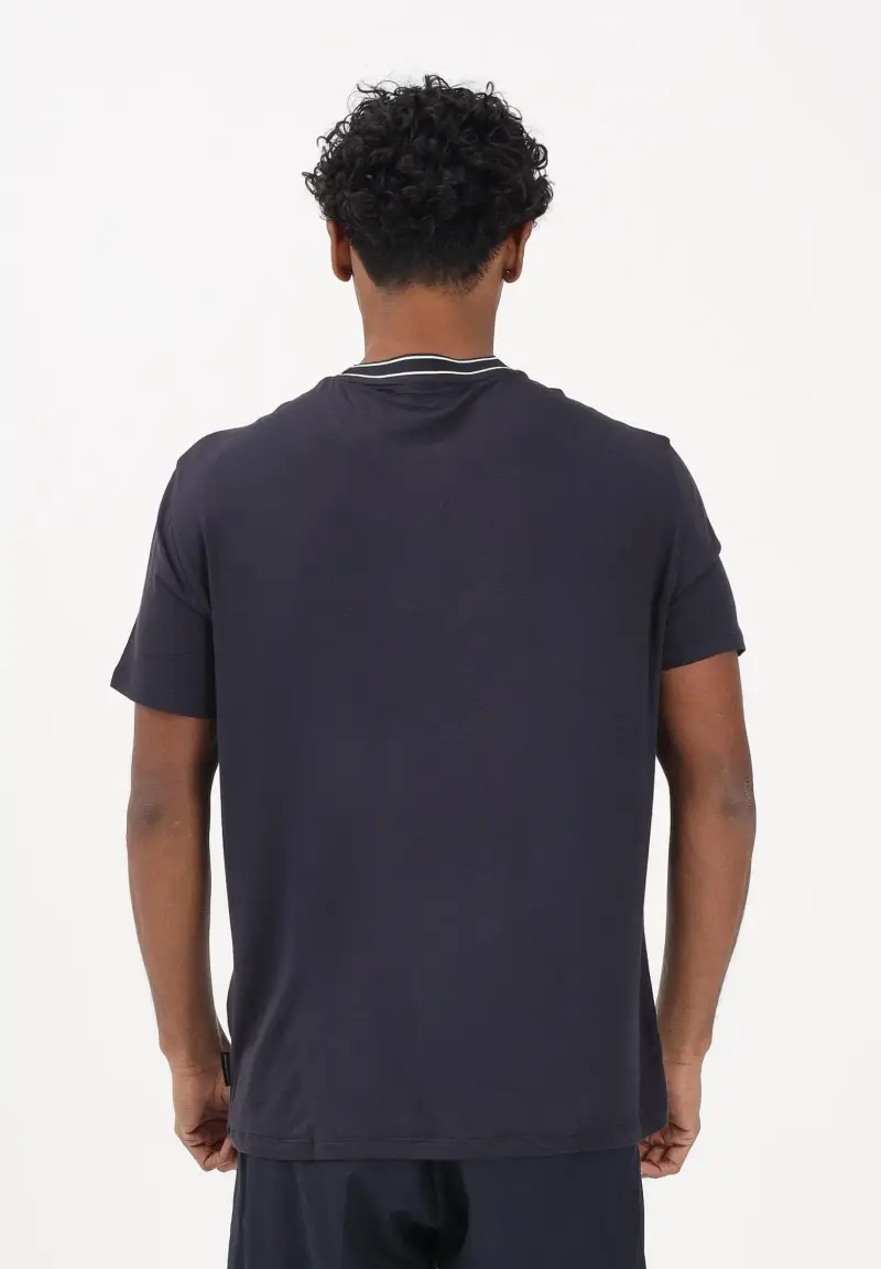 Armani Exchange T-shirt Uomo Blu 4246002 miniatura 3