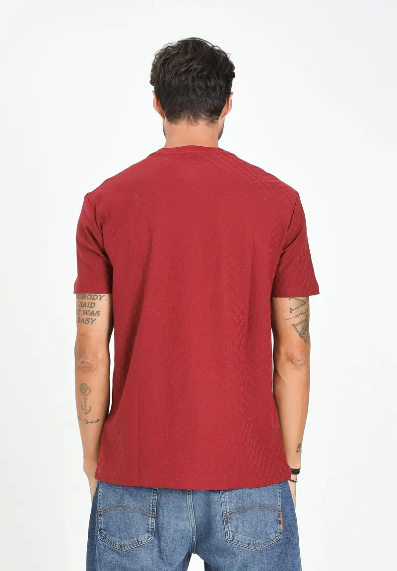 Armani Exchange T-shirt Uomo Bordeaux 1165703 miniatura 2