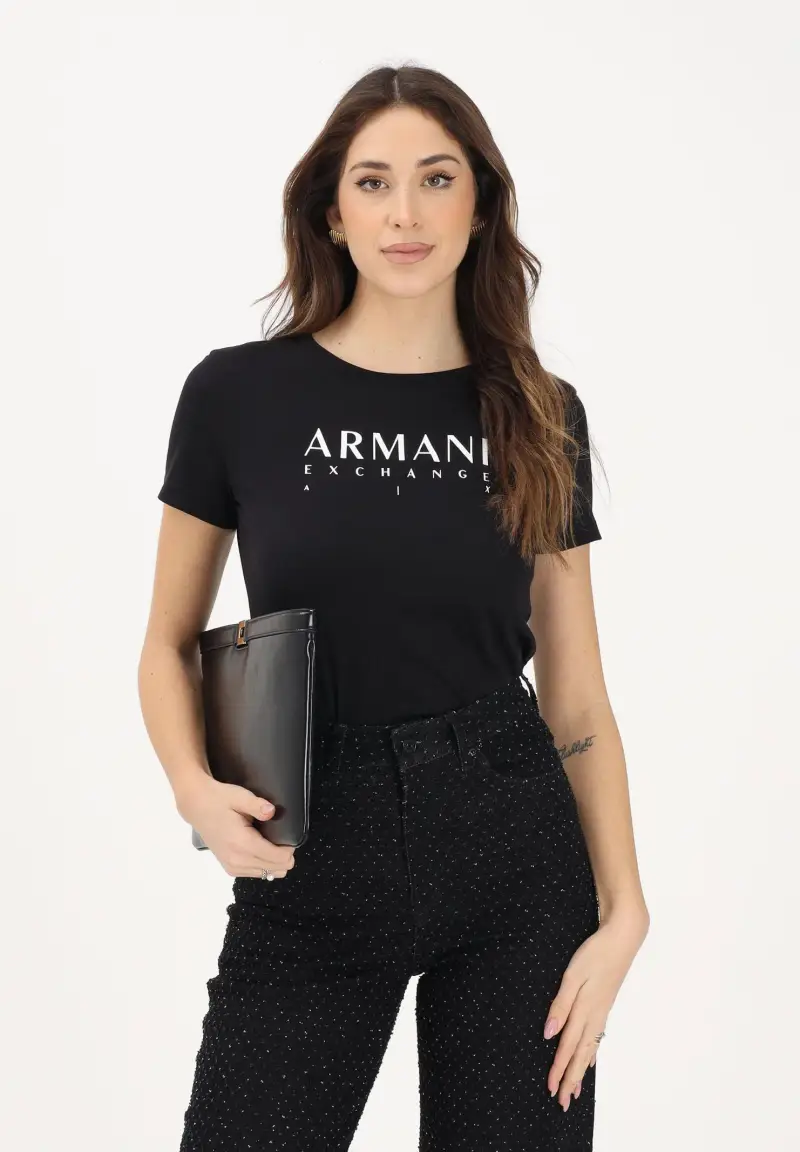 Armani Exchange T-shirt Donna 4346380 miniatura 2