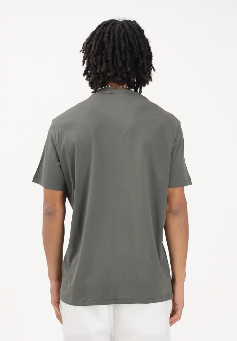 Armani Exchange T-shirt Uomo Verde 4346625 miniatura 3