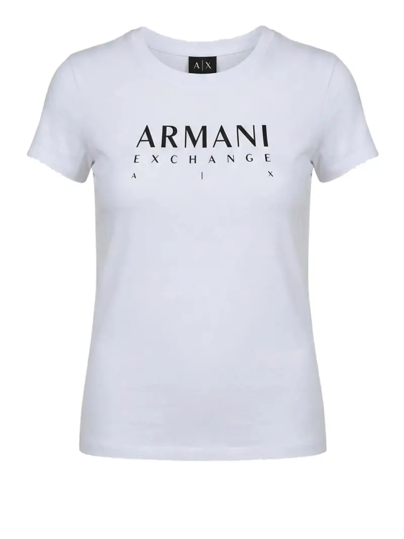 t-shirt armani exchange da donna - bianco