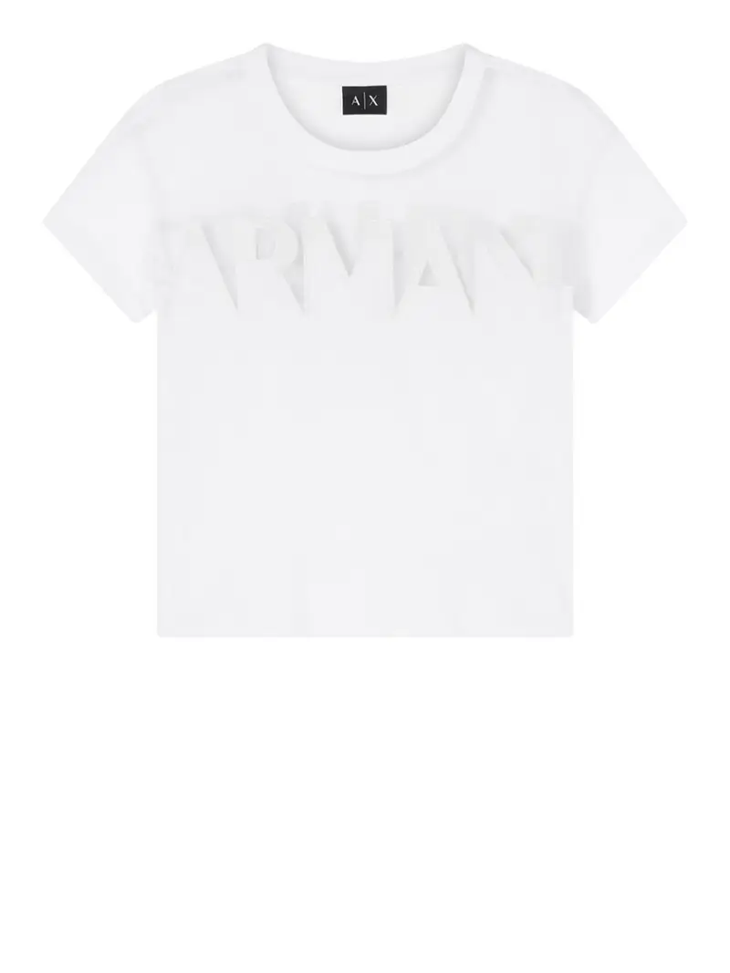 t-shirt armani exchange da donna - bianco