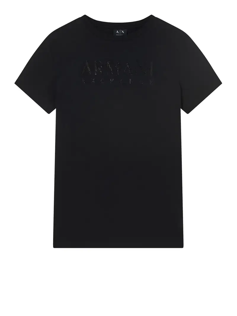 t-shirt armani exchange da donna - nero