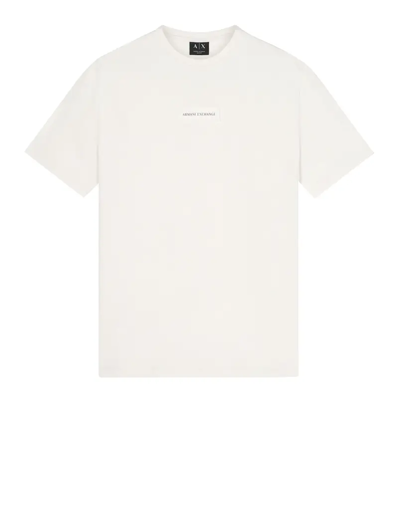 t-shirt armani exchange da uomo - avorio