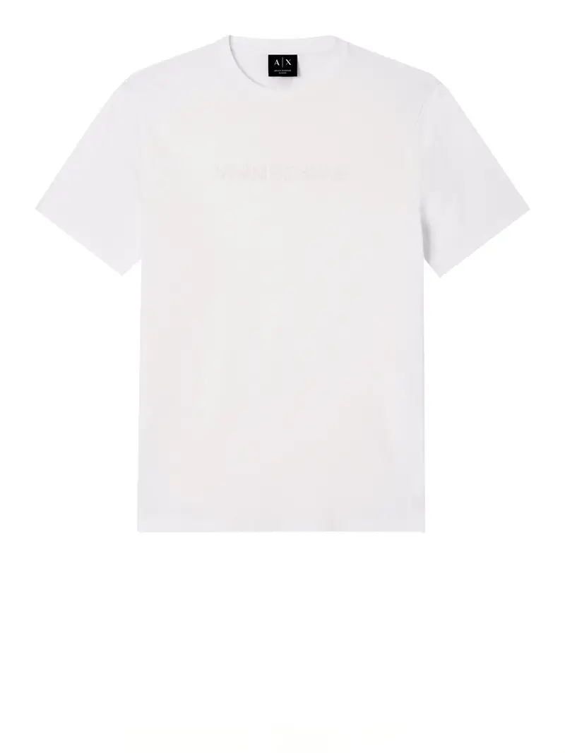 t-shirt armani exchange da uomo - bianco