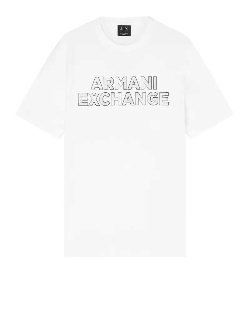 t-shirt armani exchange da uomo - bianco