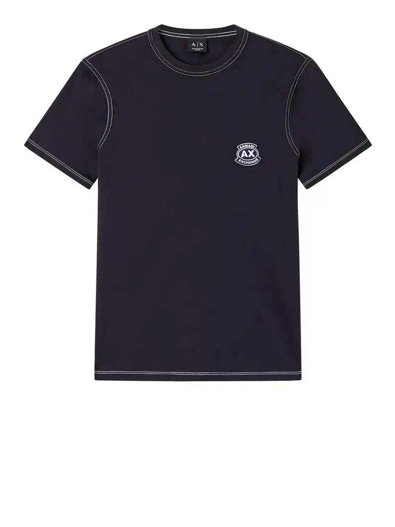 t-shirt armani exchange da uomo - blu