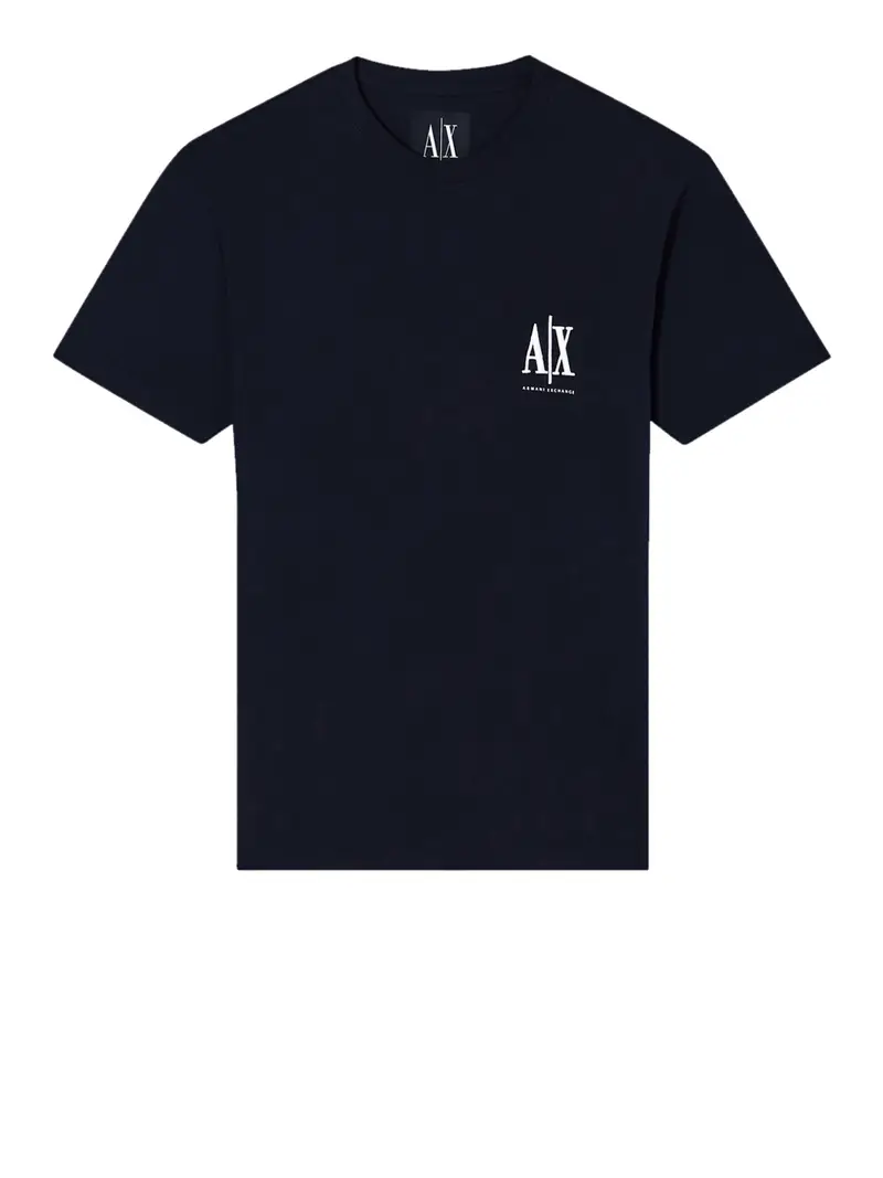 t-shirt armani exchange da uomo - blu