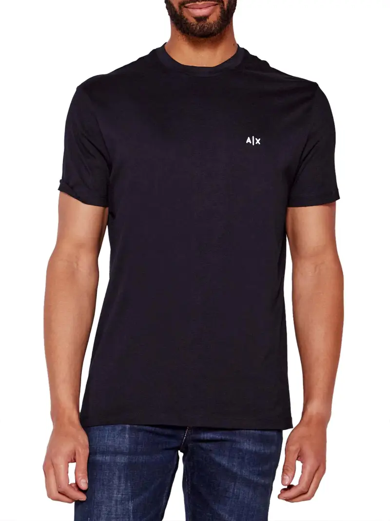 t-shirt armani exchange da uomo - blu