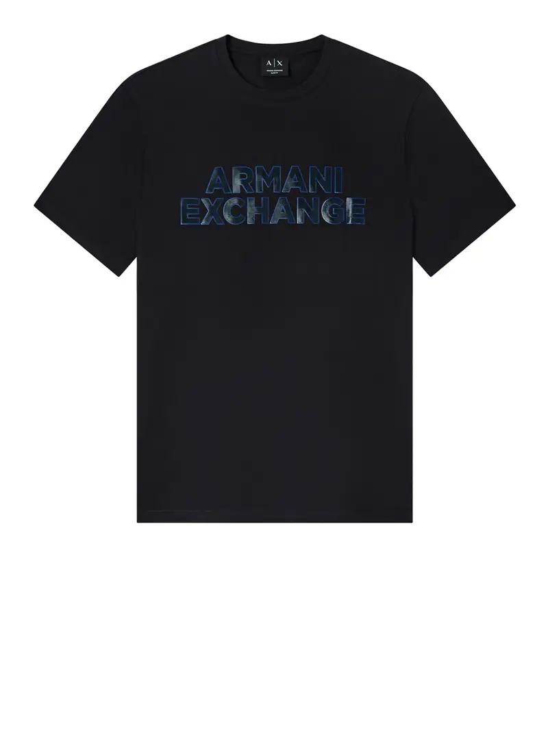 t-shirt armani exchange da uomo - blu