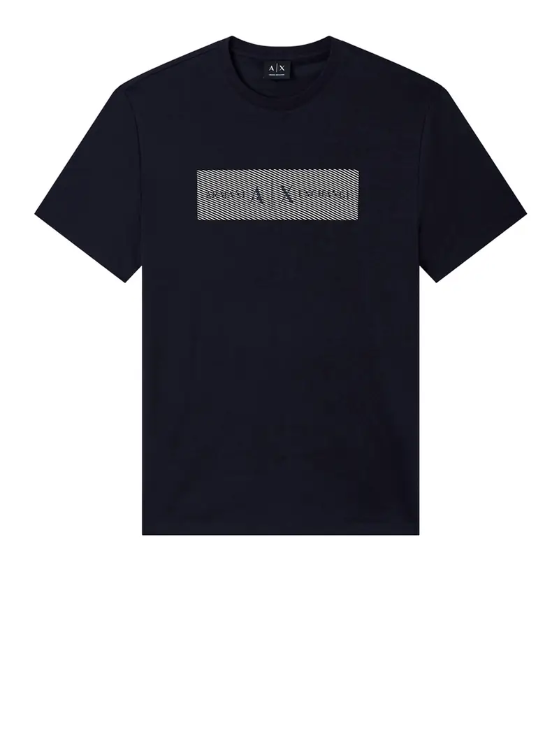 t-shirt armani exchange da uomo - blu